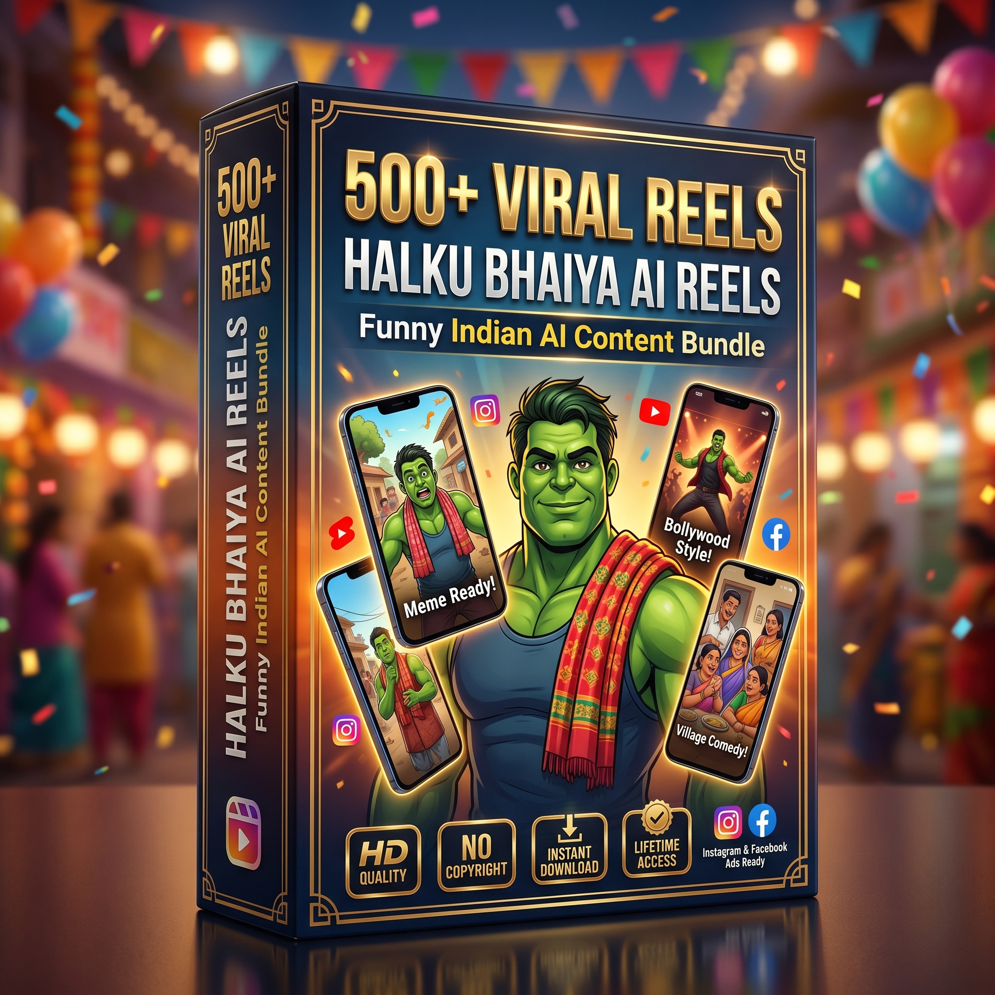 Halku Bhaiya AI Reels Bundle