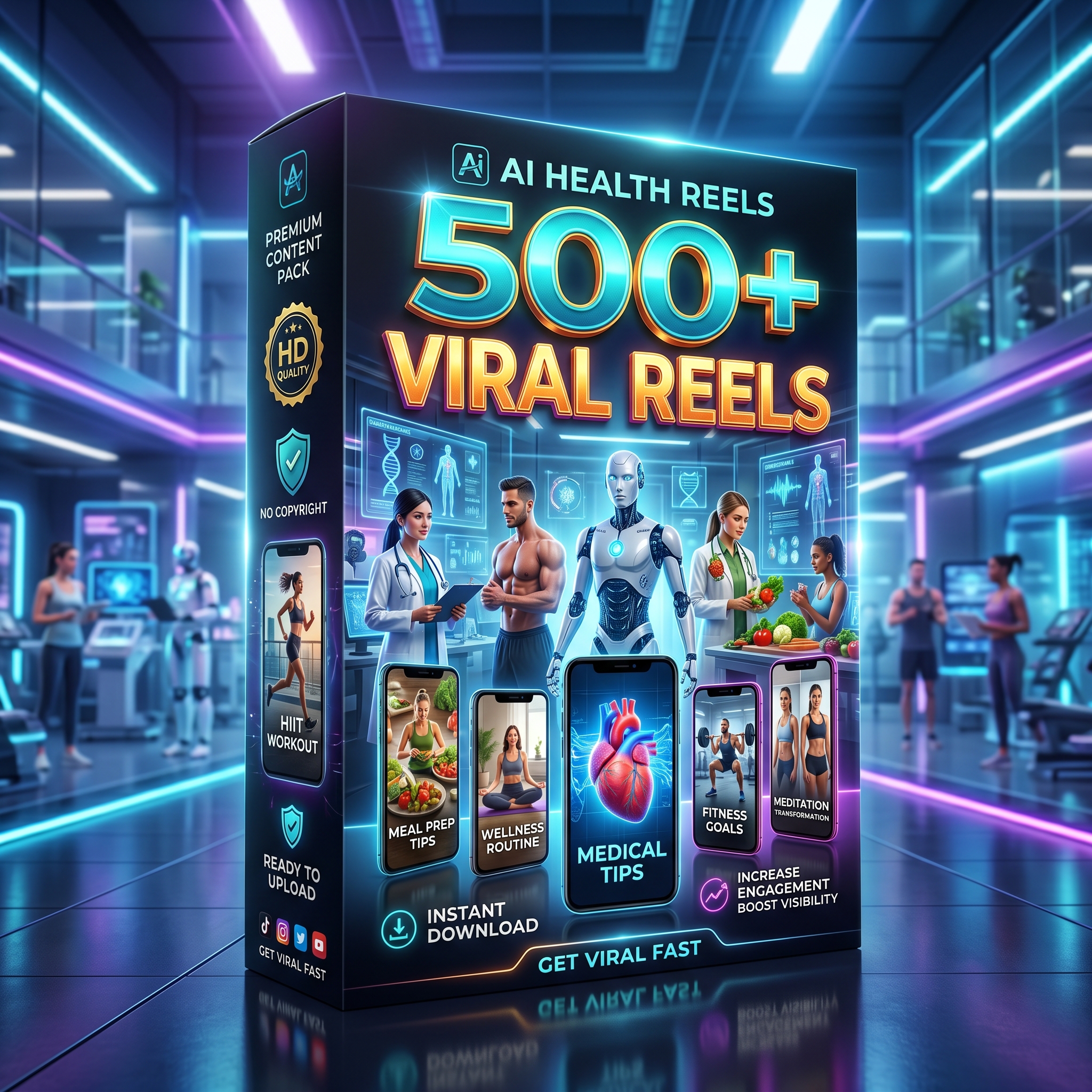 AI Health Reels Reels Bundle