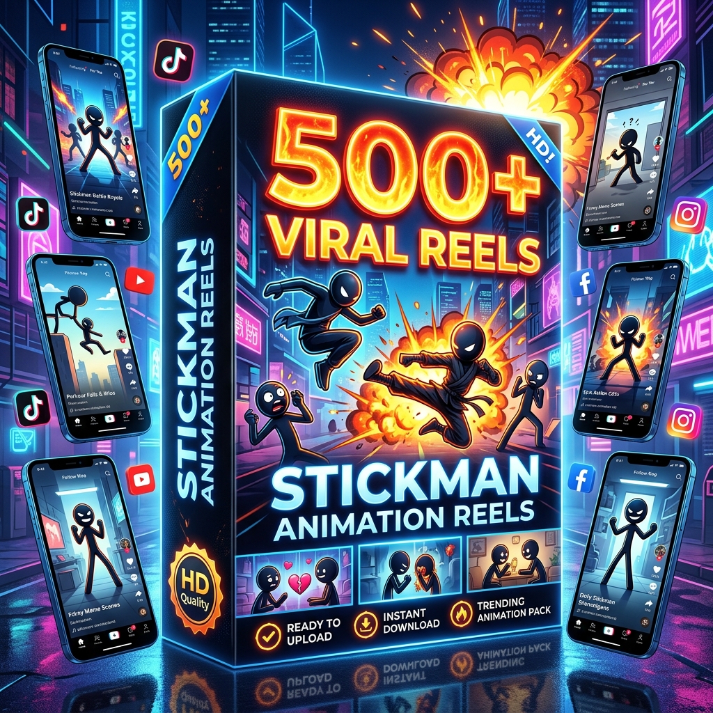 Stickman Animation Reels Bundle